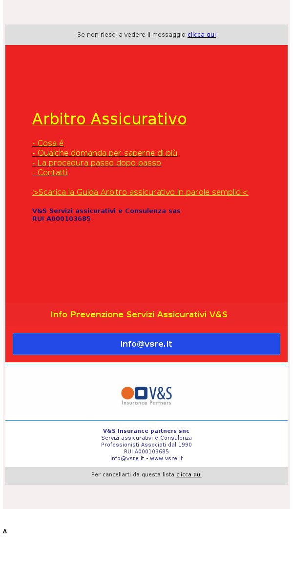 Guida all'Arbitro Assicurativo in parole semplici.