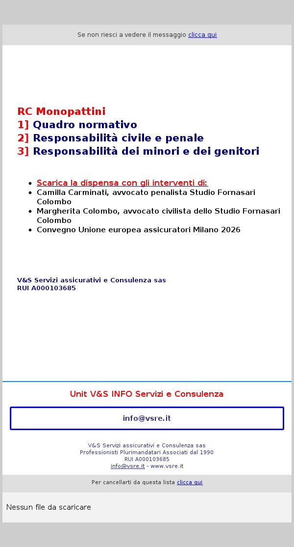 RC Monopattini: quadro normativo, responsabilita' civile e penale, responsabilita' dei figli minori e dei genitori.